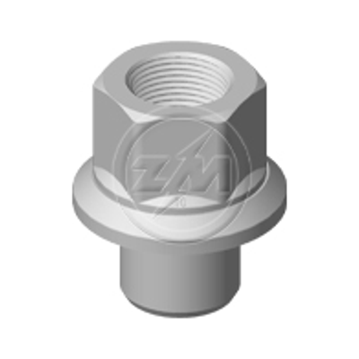 Kit 20 Porca Centralizadora Roda M22-1,5xCH33 - (1)