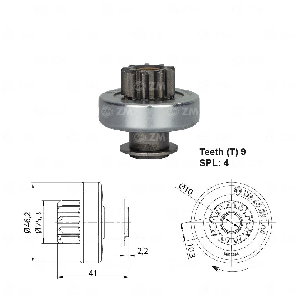 Impulsor de Partida - ZM - 85.391.04 - (1)