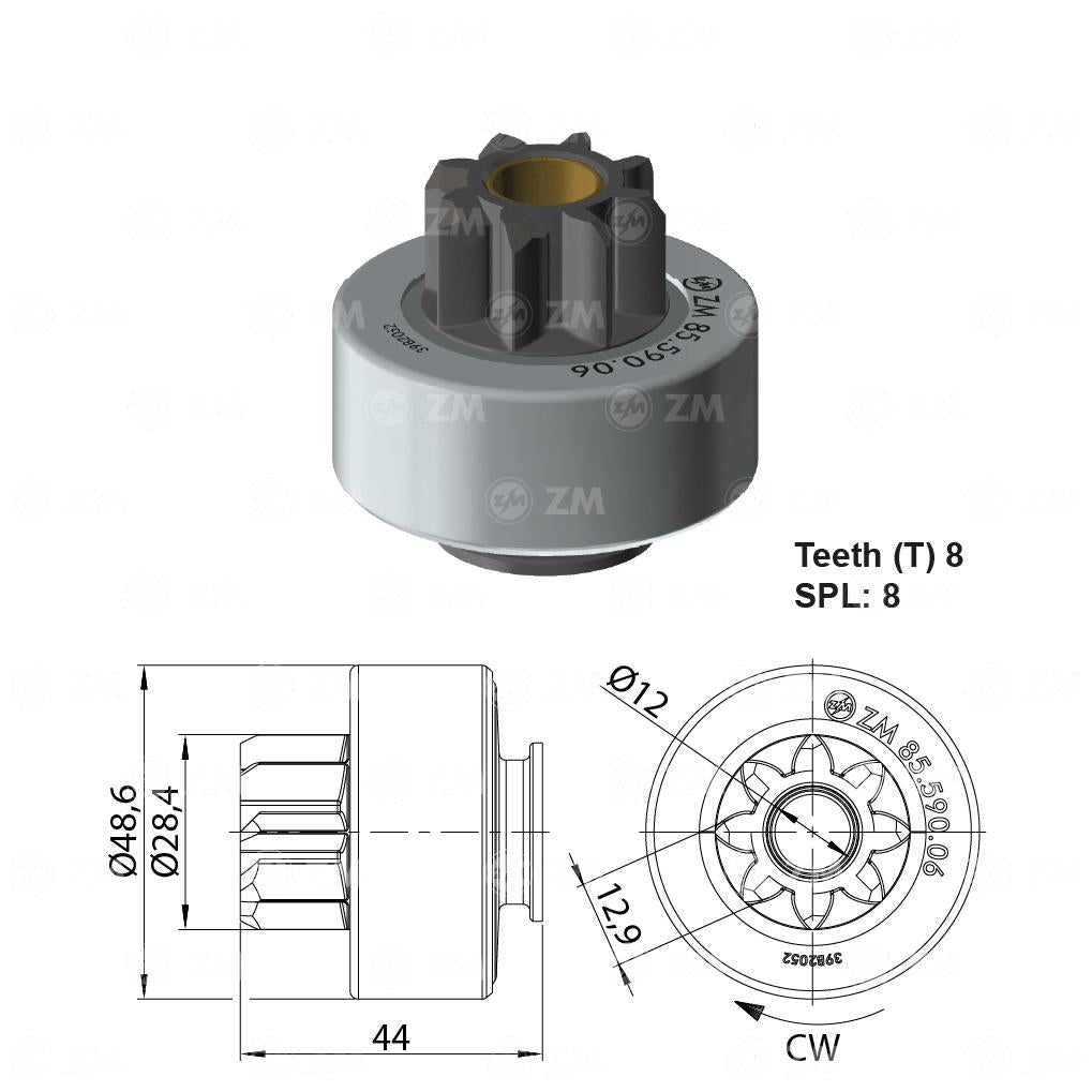 Impulsor de Partida - ZM - 85.590.06 - (1)