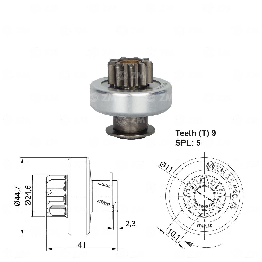 Impulsor de Partida - ZM - 85.590.43 - (1)