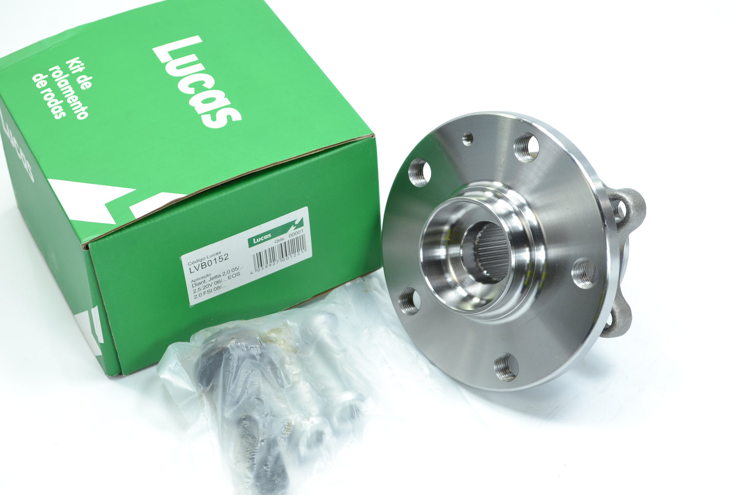 Kit Cubo com Rolamento de Roda Lucas Automotive LVB0152 - (1)