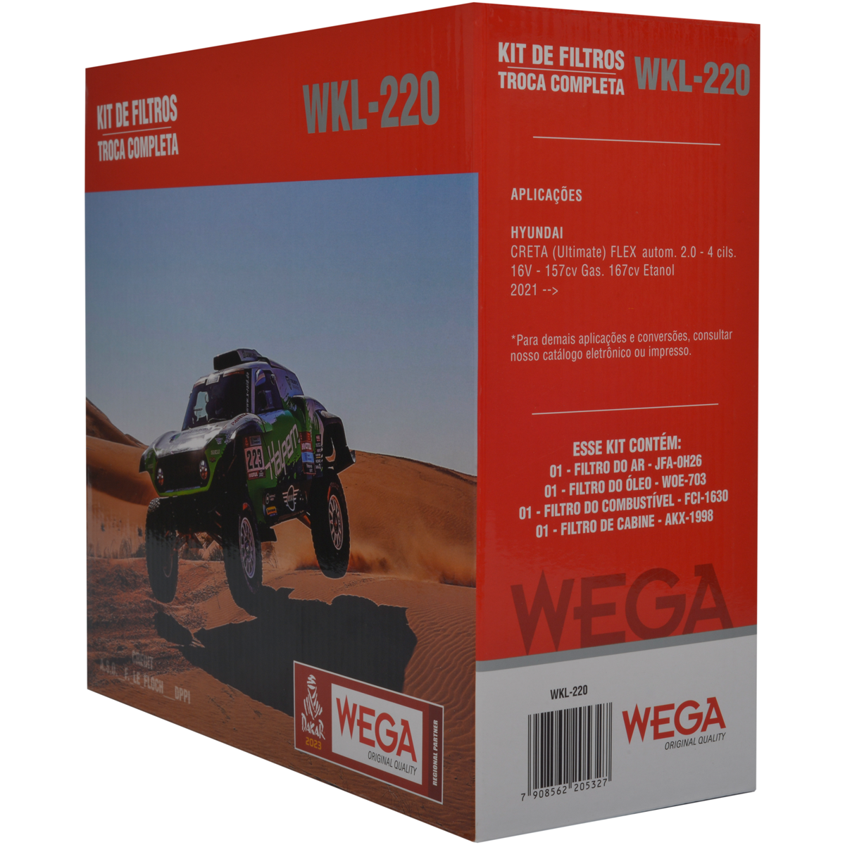 Kit Filtros Hyundai Creta 2.0 - Wega - Wkl220 - (3)