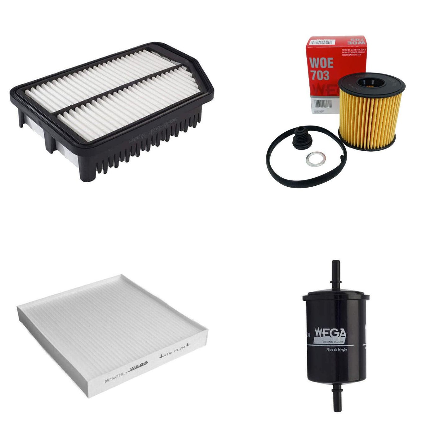 Kit Filtros Hyundai Creta 2.0 - Wega - Wkl220 - (4)