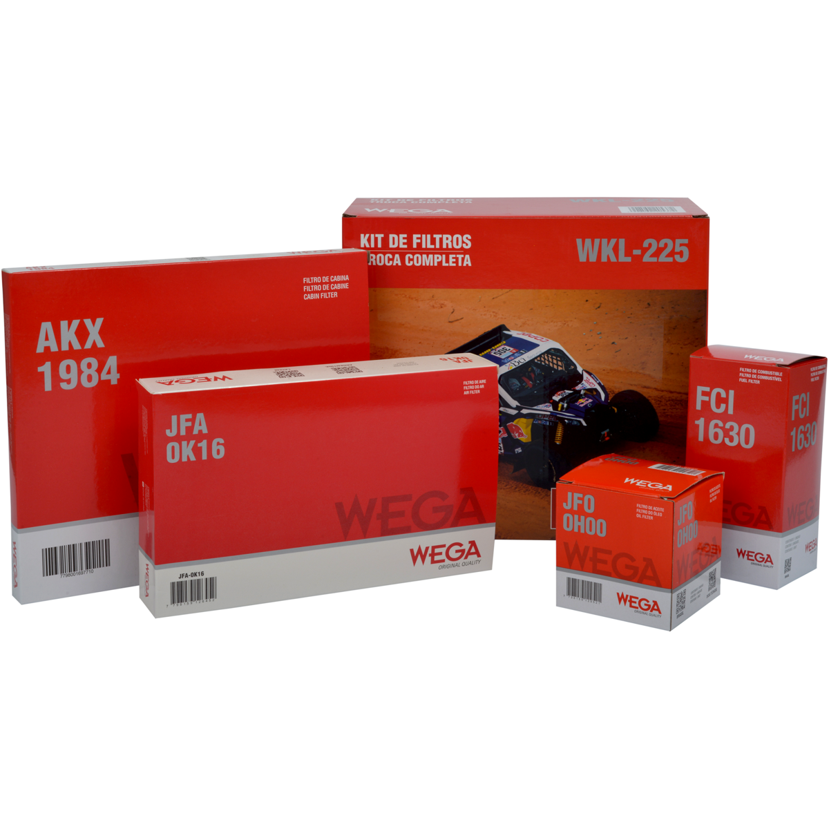 Kit Filtros Hyundai Hb20 Hb20S 1.0 - Wega - Wkl225 - (1)