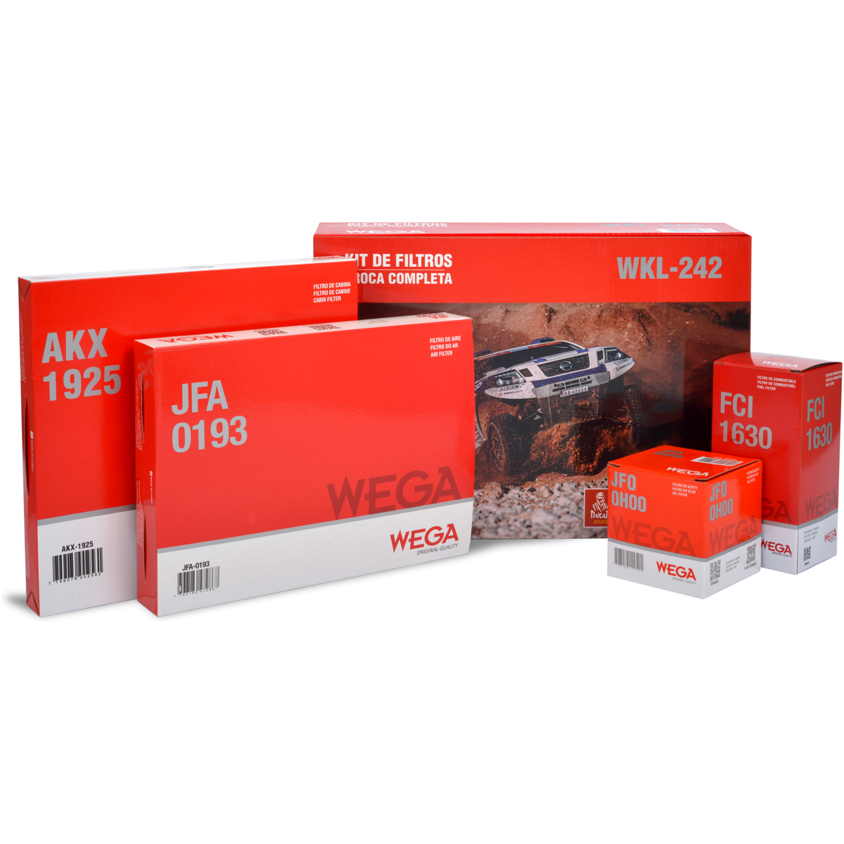 Kit Filtros Nissan March Versa 1.0 - Wega - Wkl242 - (1)