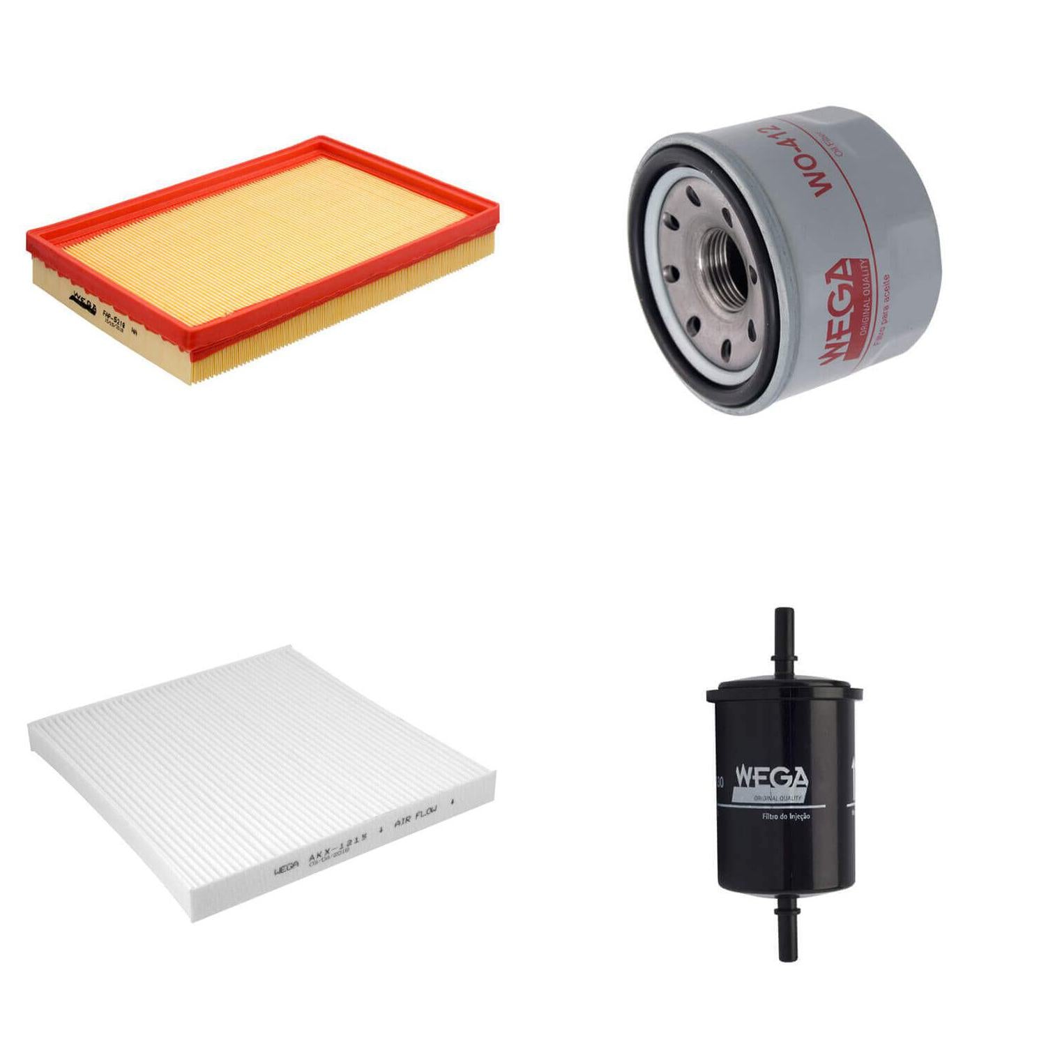 Kit Filtros Renault Kwid 1.0 - Wega - Wkl262 - (4)