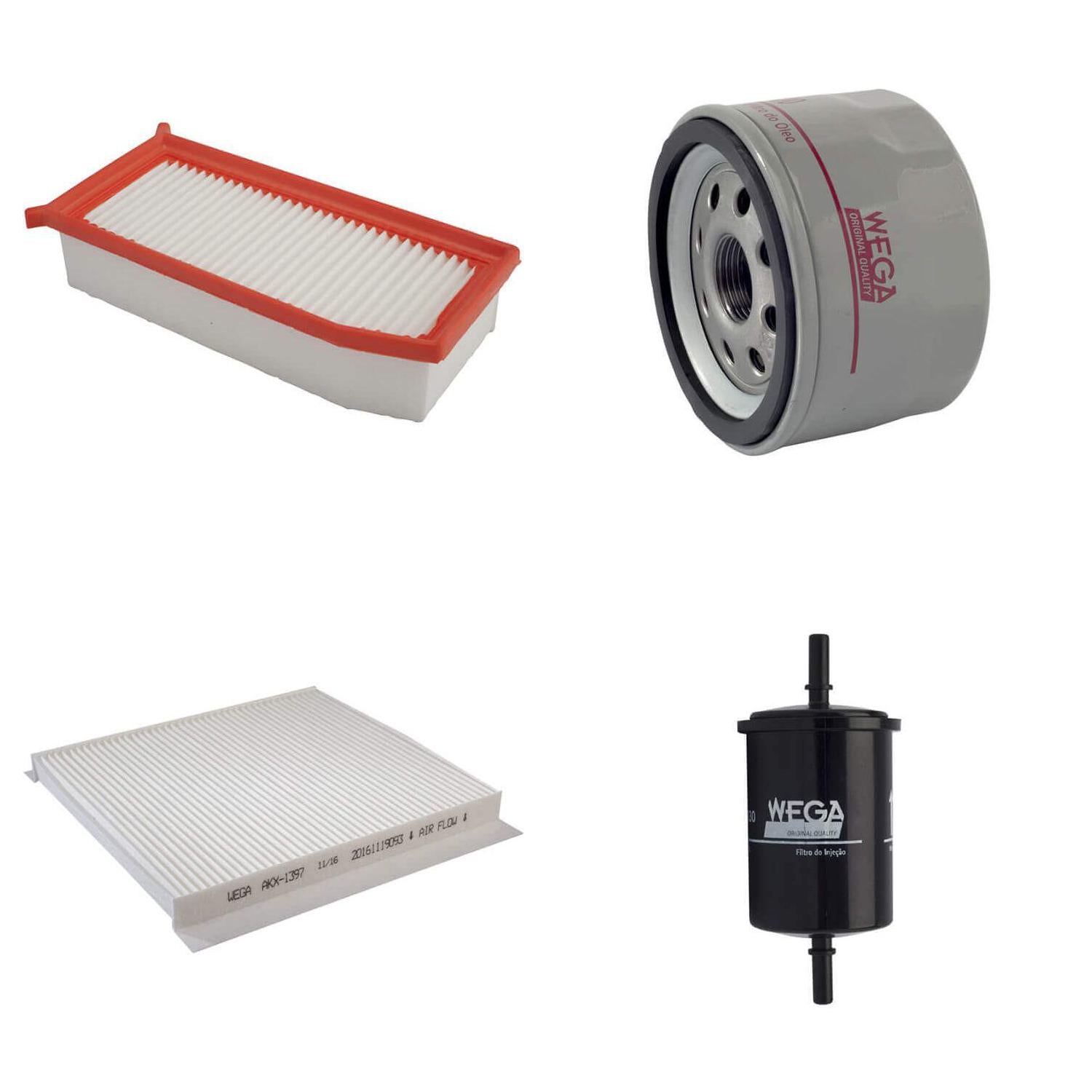 Kit Filtros Renault Duster Oroch 2.0 - Wega - Wkl261 - (4)