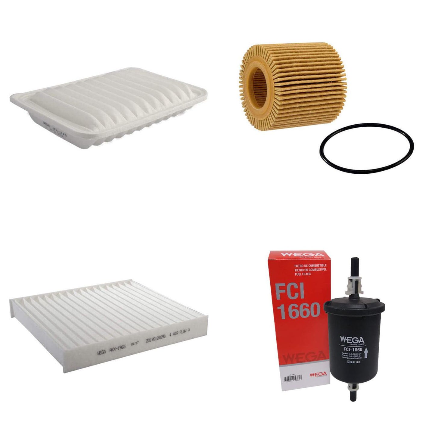 Kit Filtros Toyota Corolla 2019 Em Diante 1.8 2.0 - Wega - Wkl284 - (1)