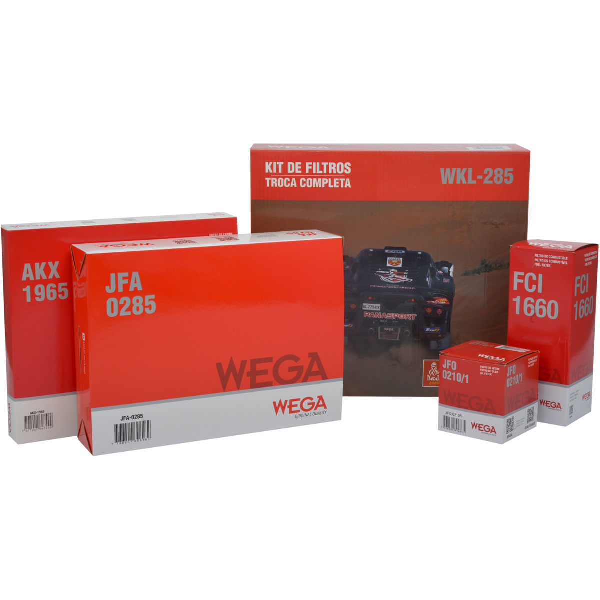 Kit Filtros Toyota Corolla 1.6 1.8 - Wega - Wkl285 - (1)