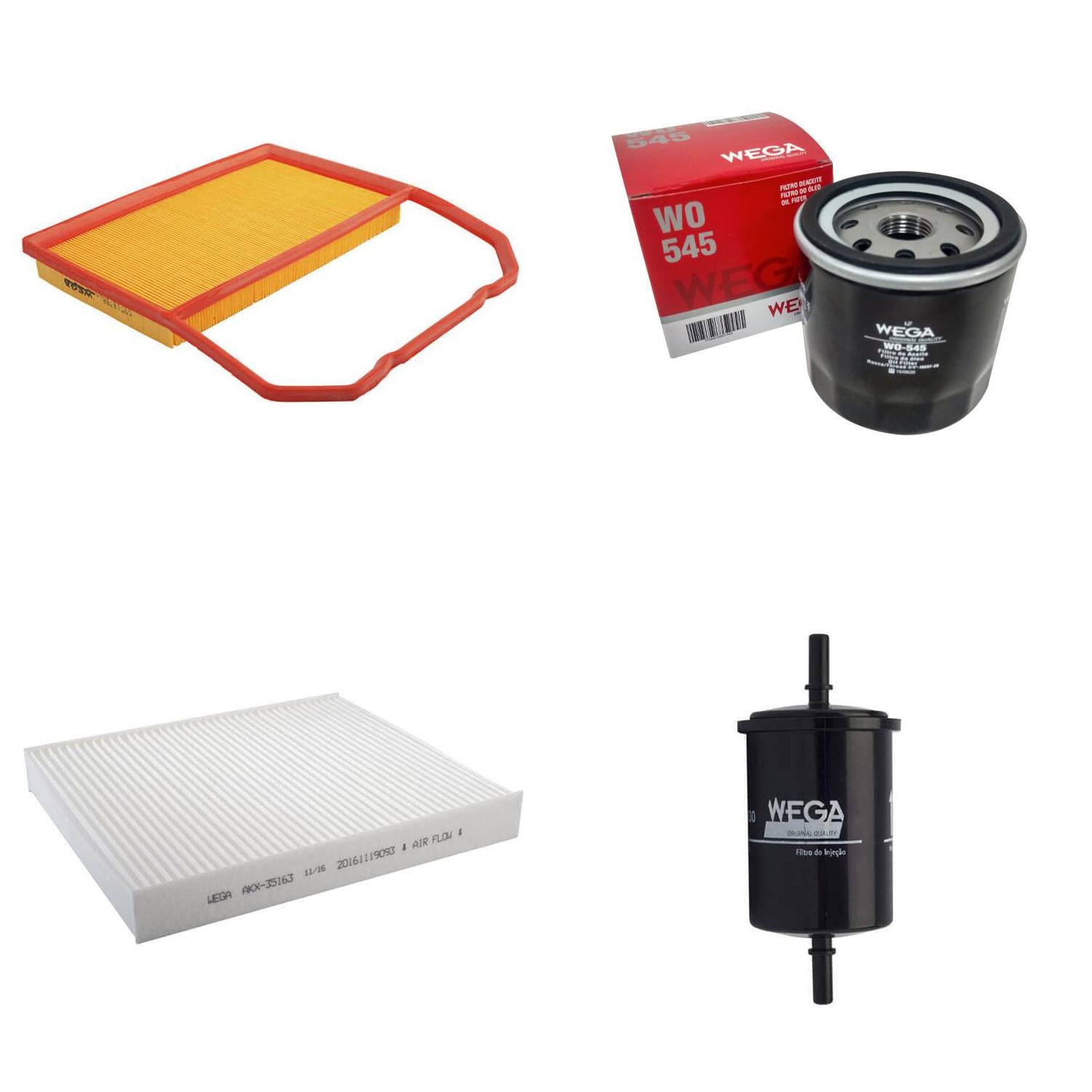 Kit Filtros Vw Fox Gol Voyage 1.0 - Wega - Wkl300 - (4)