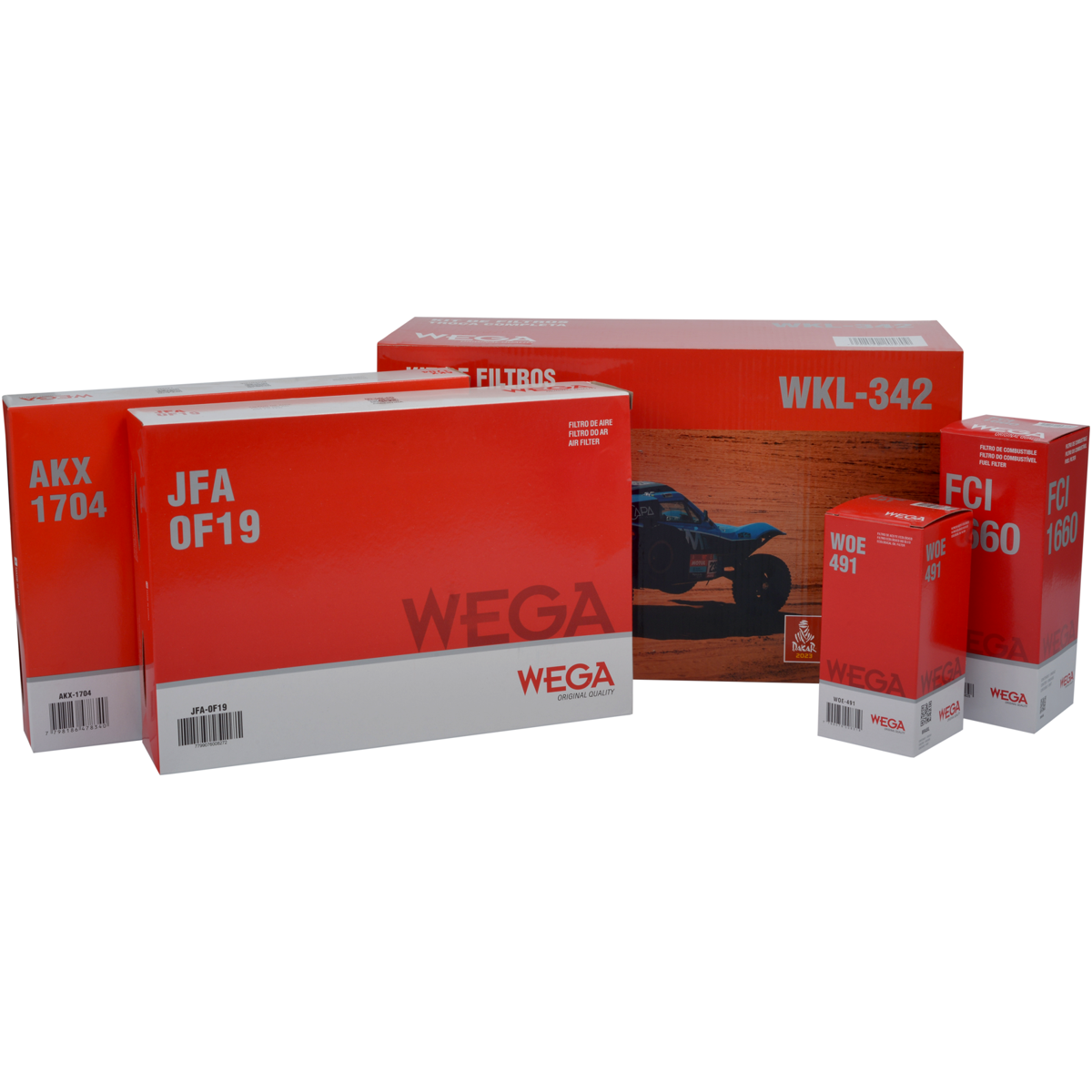 Kit Filtros Chery Tiggo 8 1.6 - Wega - Wkl342 - (1)