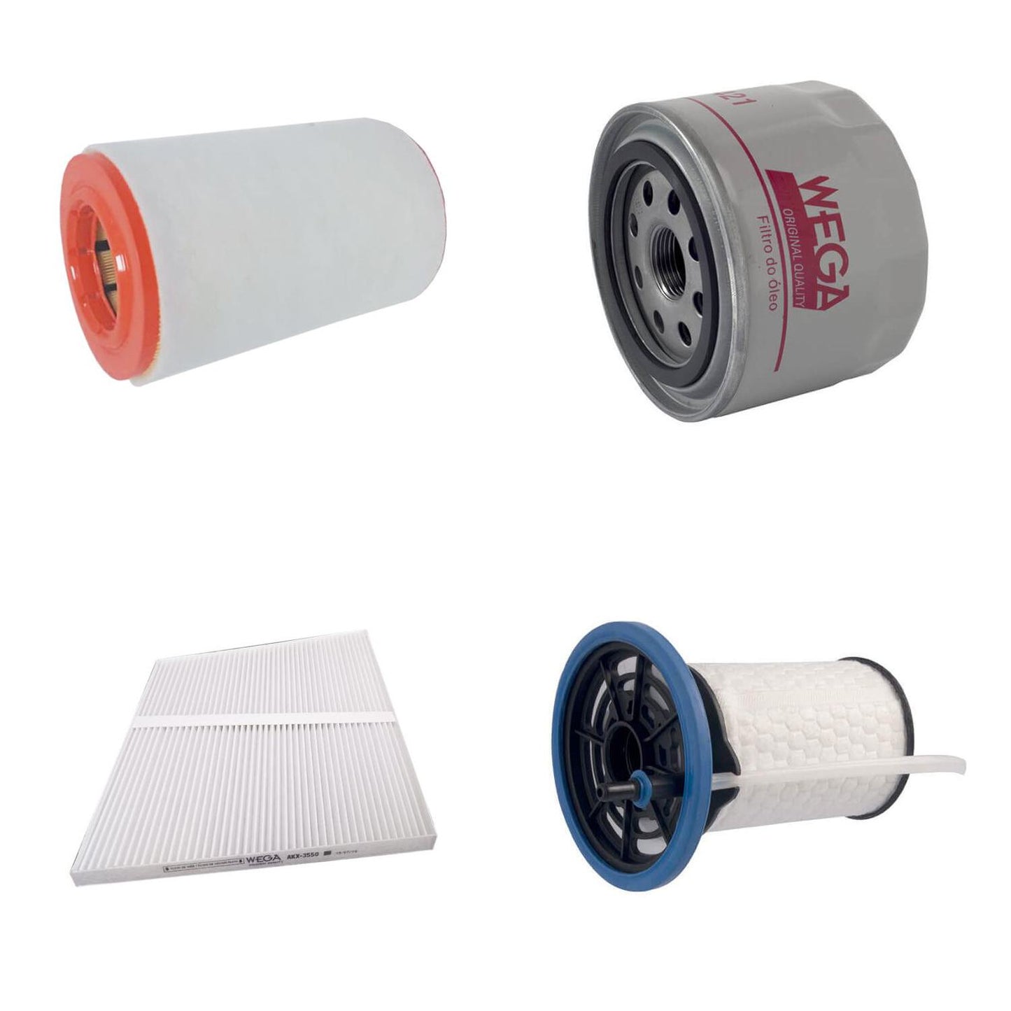 Kit Filtros Fiat Ducato 2.3 - Wega - Wku400 - (4)