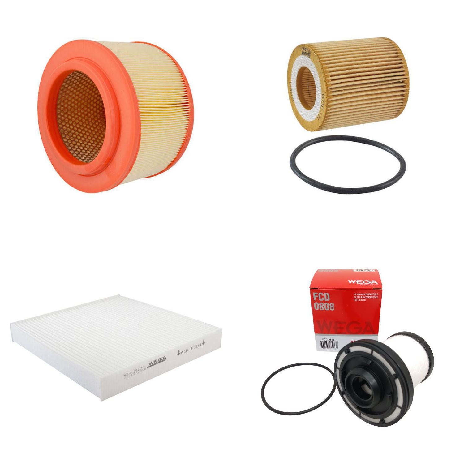 Kit Filtros Ford Ranger 2.2 3.2 - Wega - Wku420 - (4)