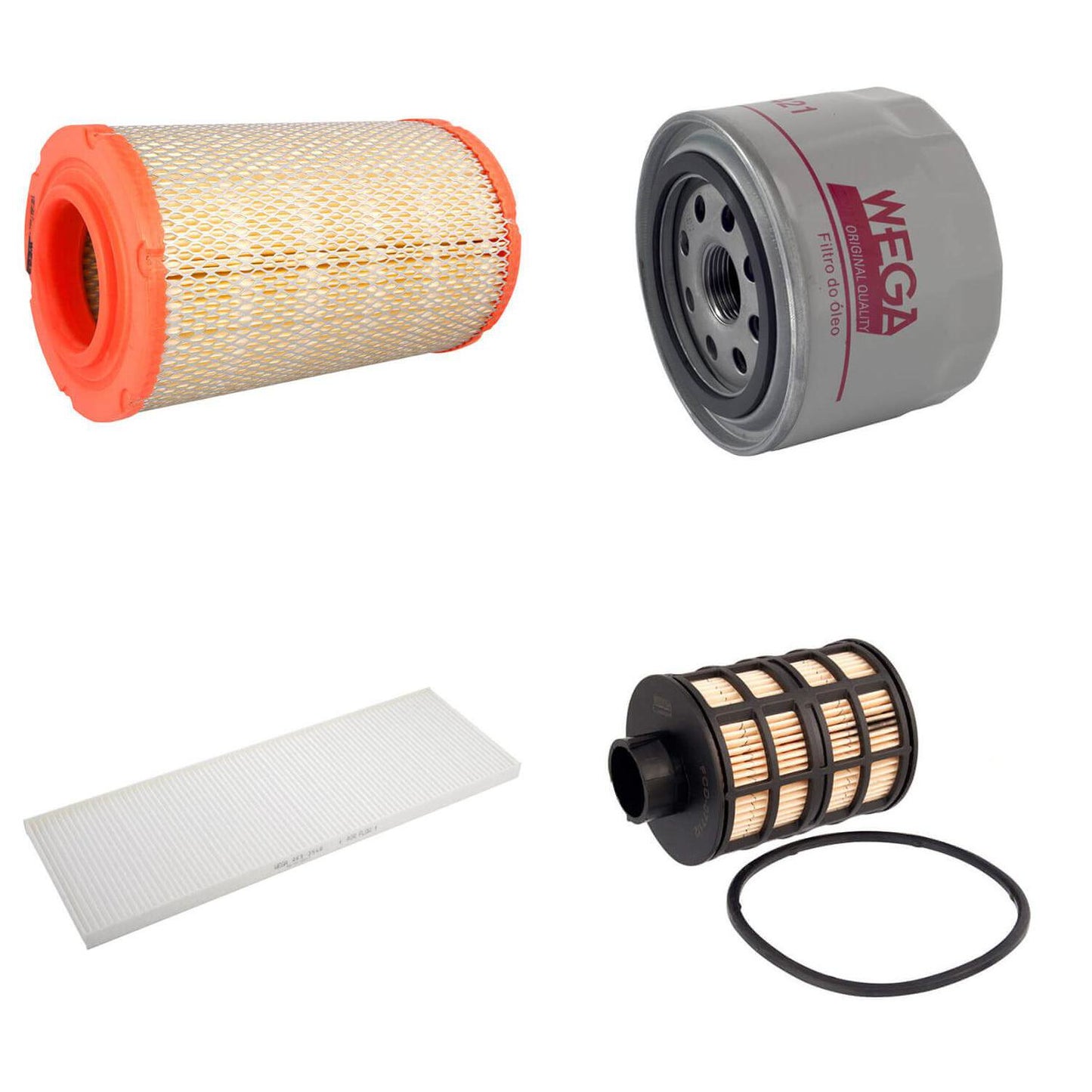 Kit Filtros Citroen Jumper Fiat Ducato Peugeot Boxer 2.3 - Wega - Wku480 - (4)