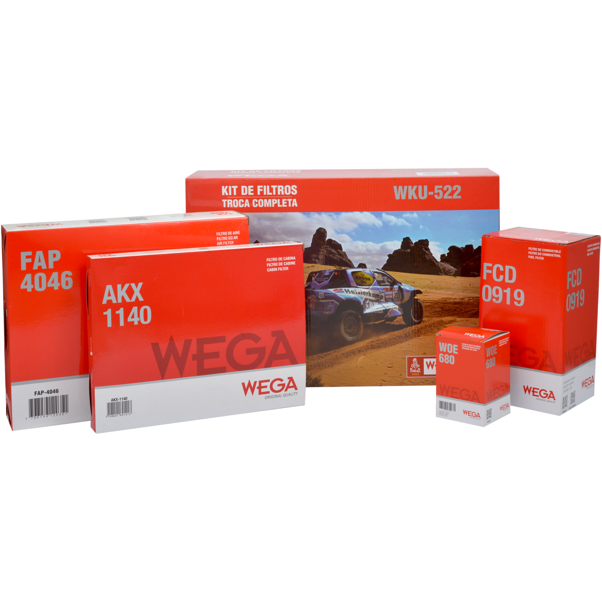 Kit Filtros Vw Amarok 2.0 - Wega - Wku522 - (1)
