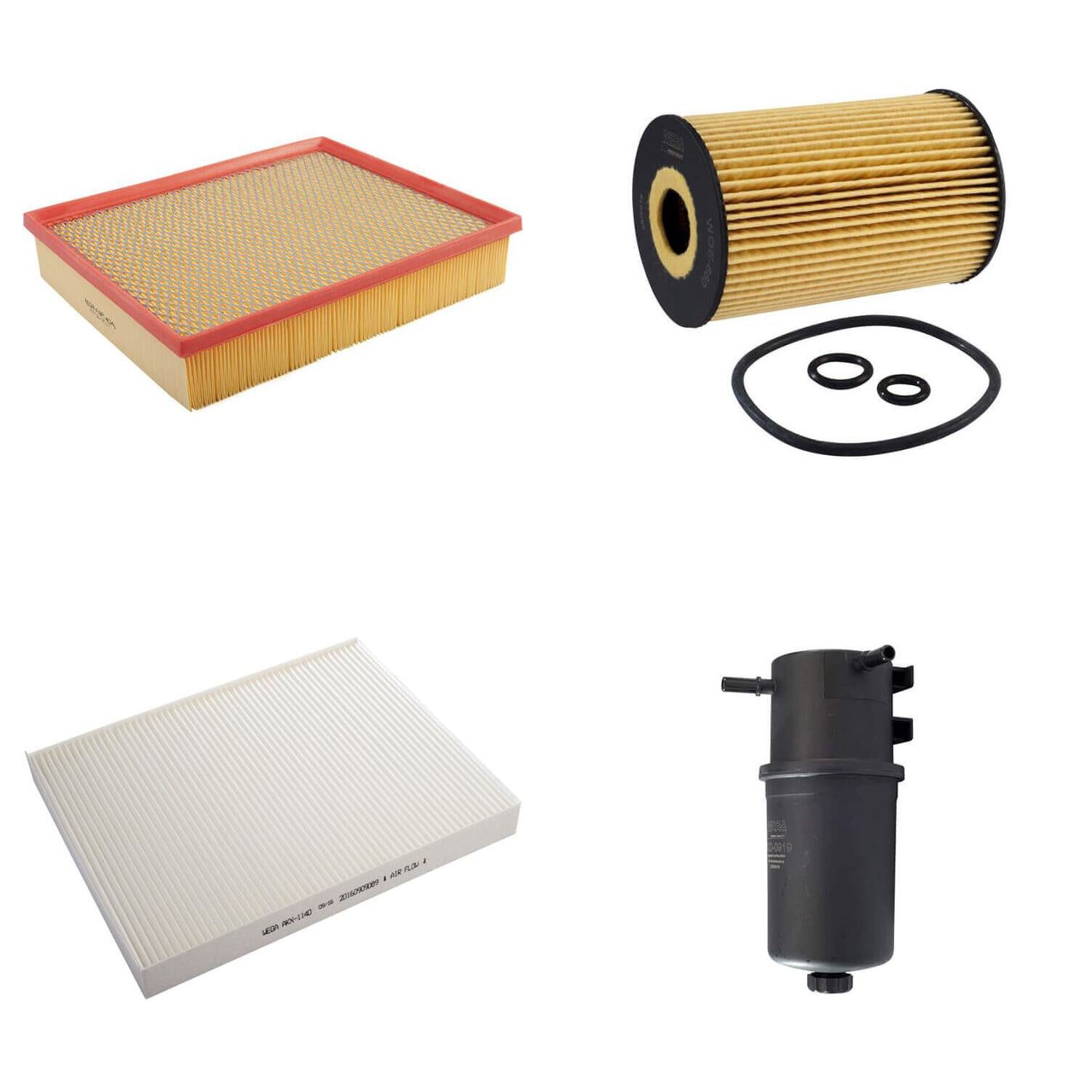 Kit Filtros Vw Amarok 2.0 - Wega - Wku522 - (4)