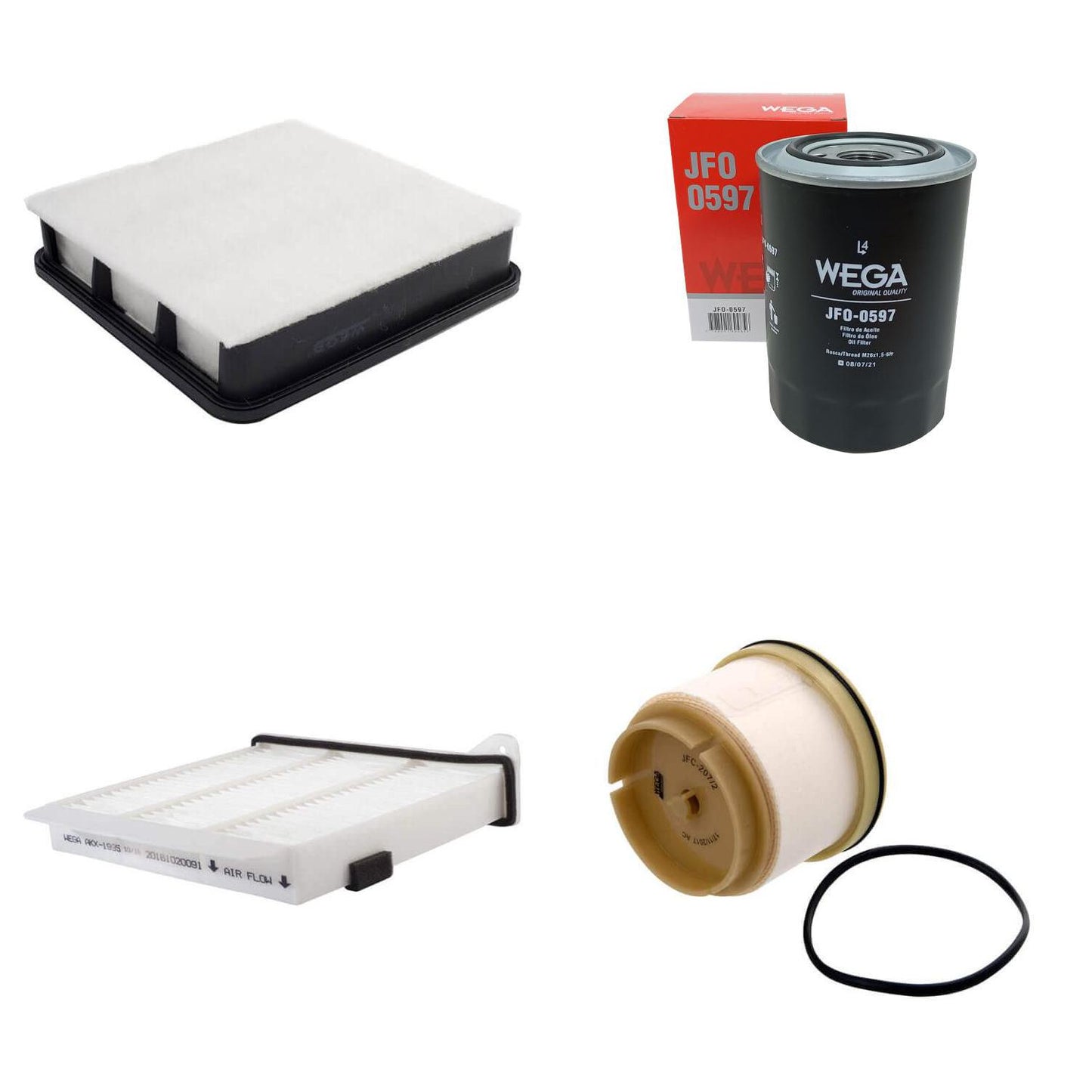 Kit Filtros Mitsubishi L200 Triton Pajero Dakar 3.2 - Wega - Wku542 - (4)