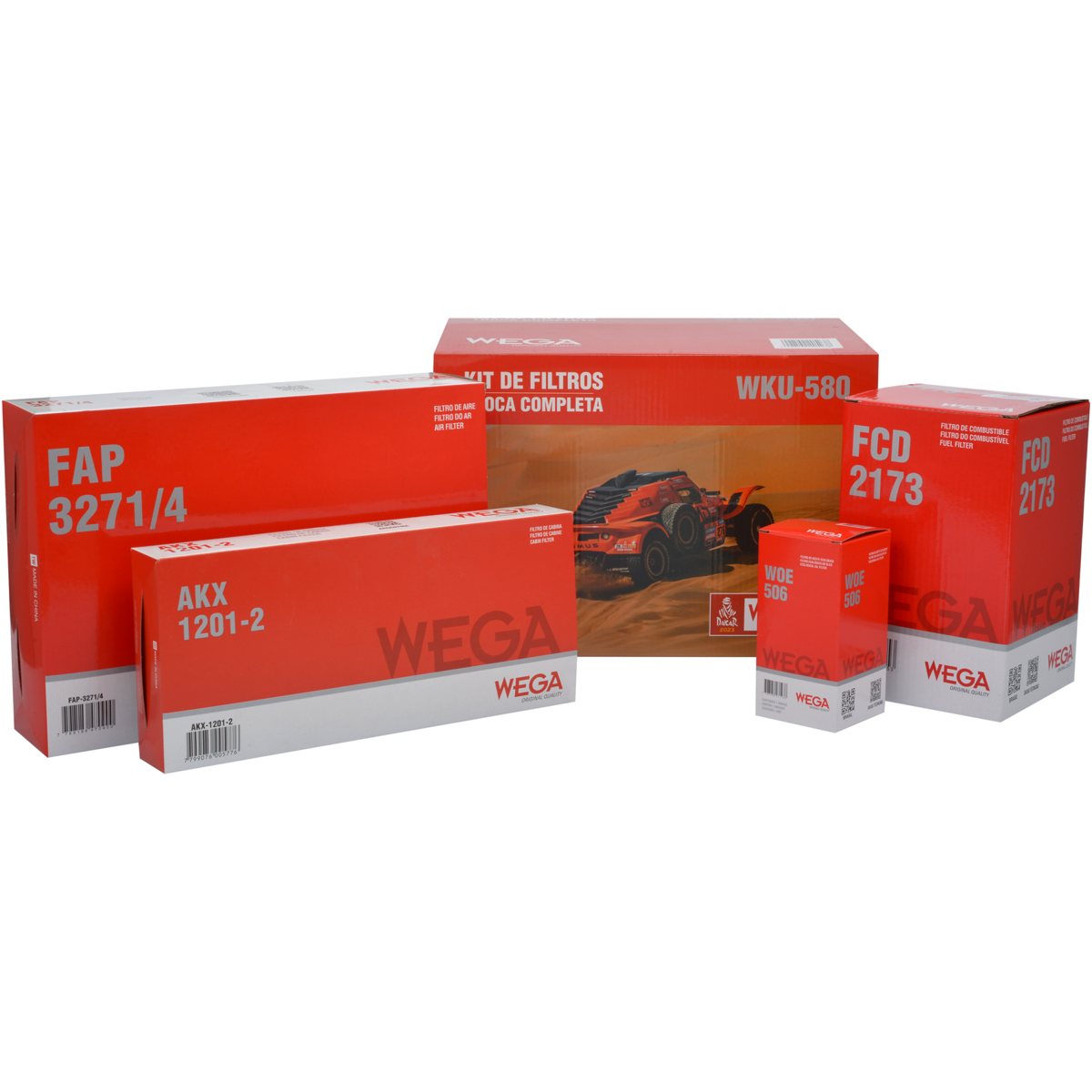 Kit Filtros Renault Master 2.3 - Wega - Wku580 - (1)