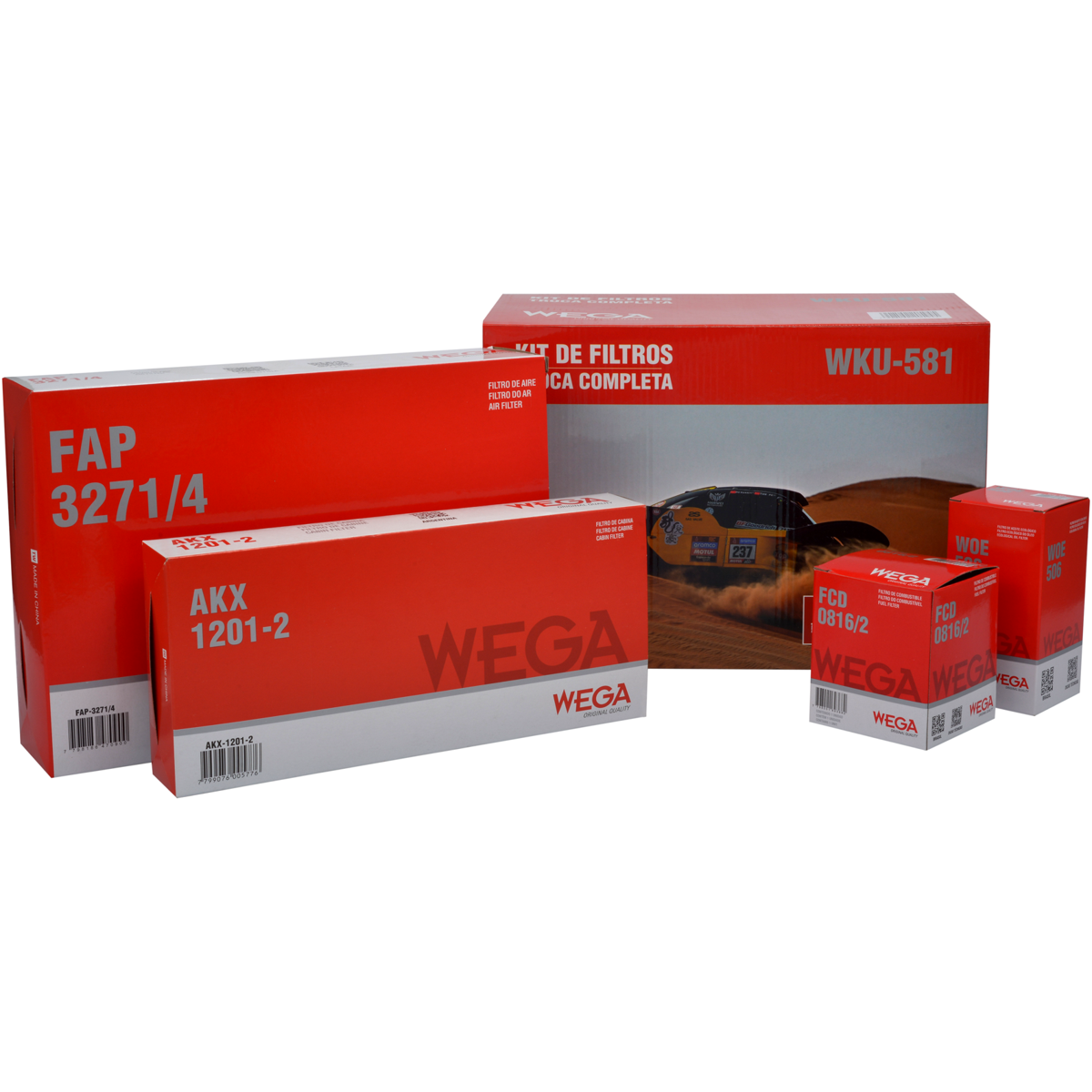 Kit Filtros Renault Master 2.3 - Wega - Wku581 - (1)