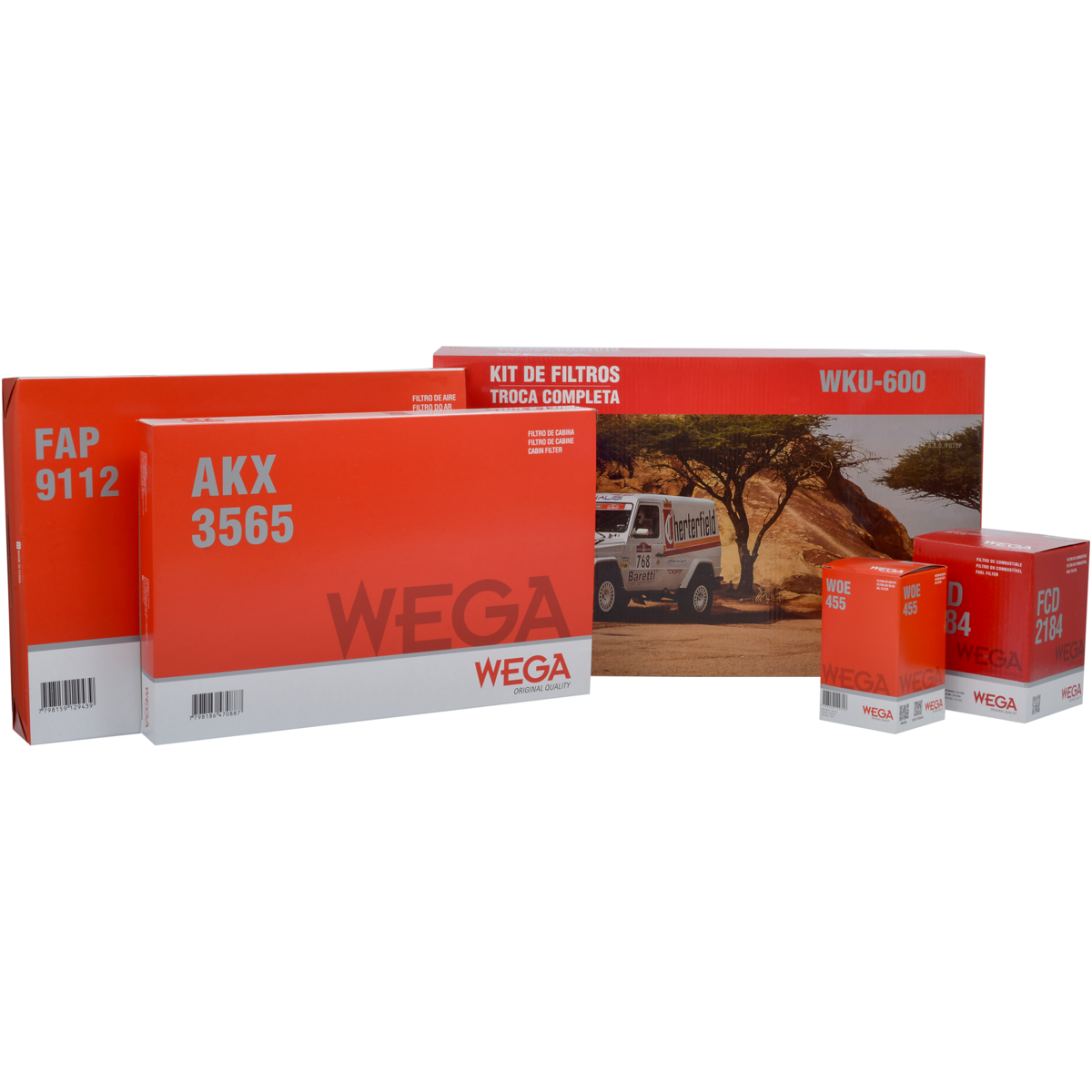 Kit Filtros Sprinter 515 2.2 - Wega - Wku600 - (1)