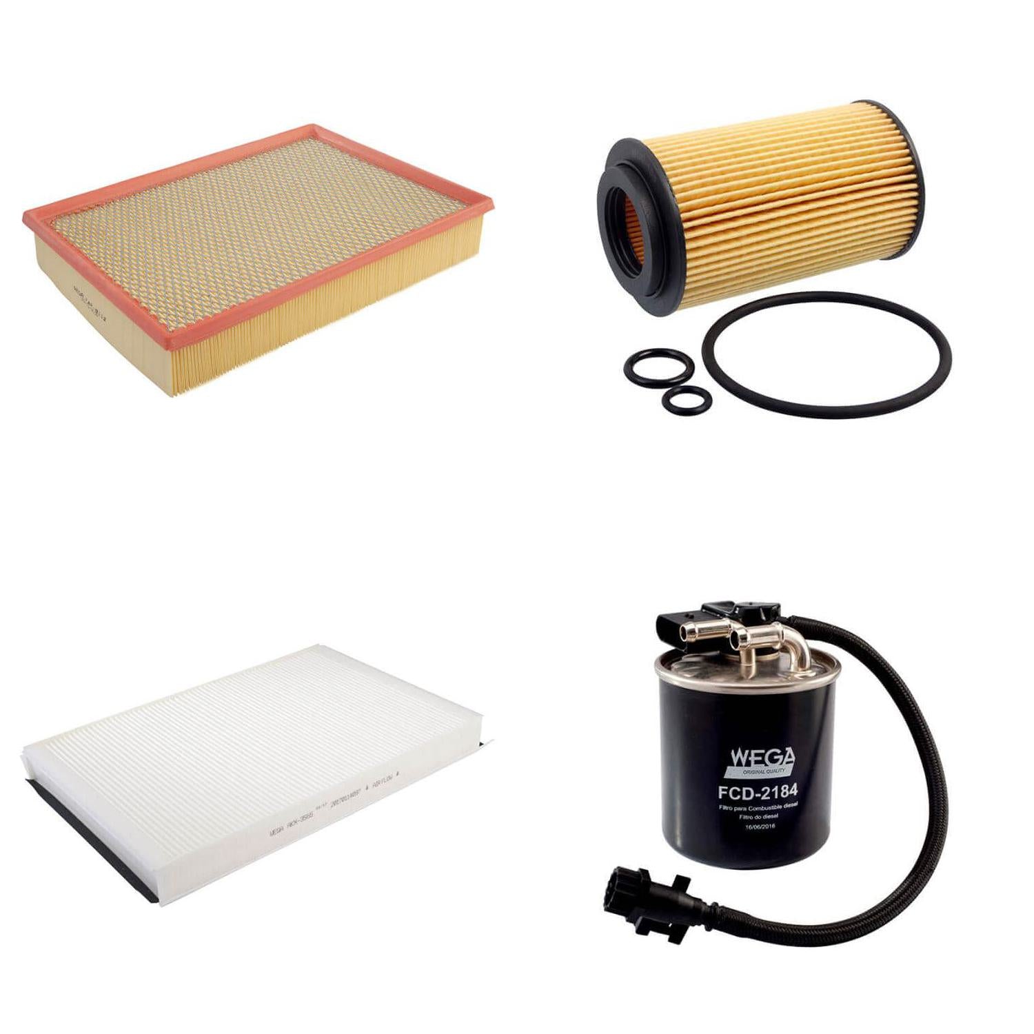 Kit Filtros Sprinter 515 2.2 - Wega - Wku600 - (4)