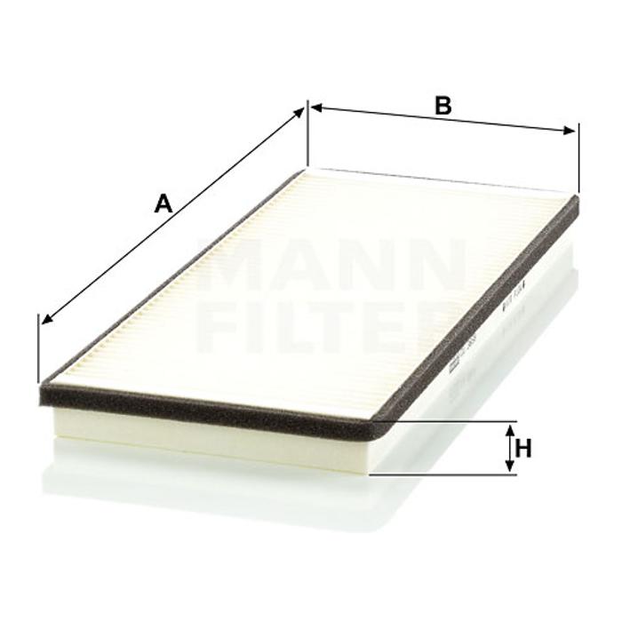 Filtro de Cabine Refil de Papel - Mann-Filter - CU 3858 - (4)