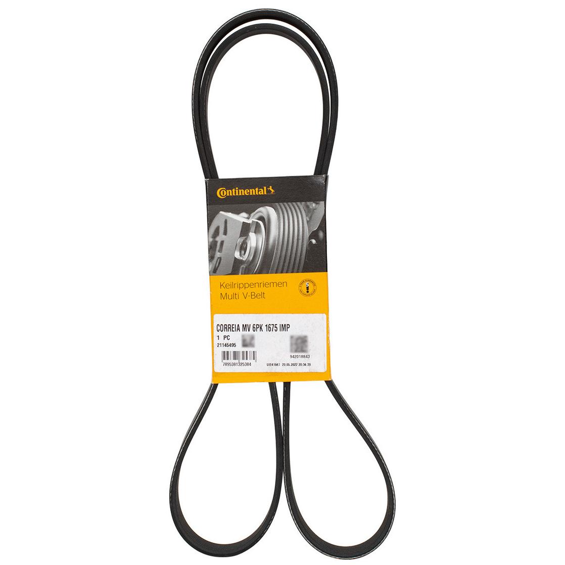 Correia Acessórios Multi V - Continental Contitech - 6PK1675 - (1)