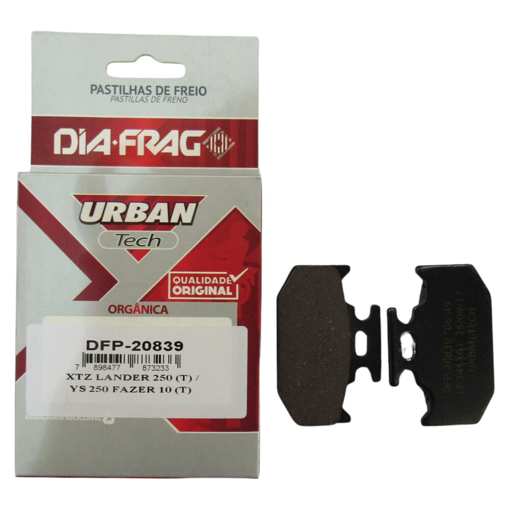 Pastilha de Freio Traseira - DIA-FRAG - DFP-20839 - (1)