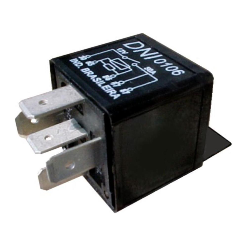 Relê 12V Auxiliar com 5 Terminais 25 Ah - DNI - 0106 - (1)
