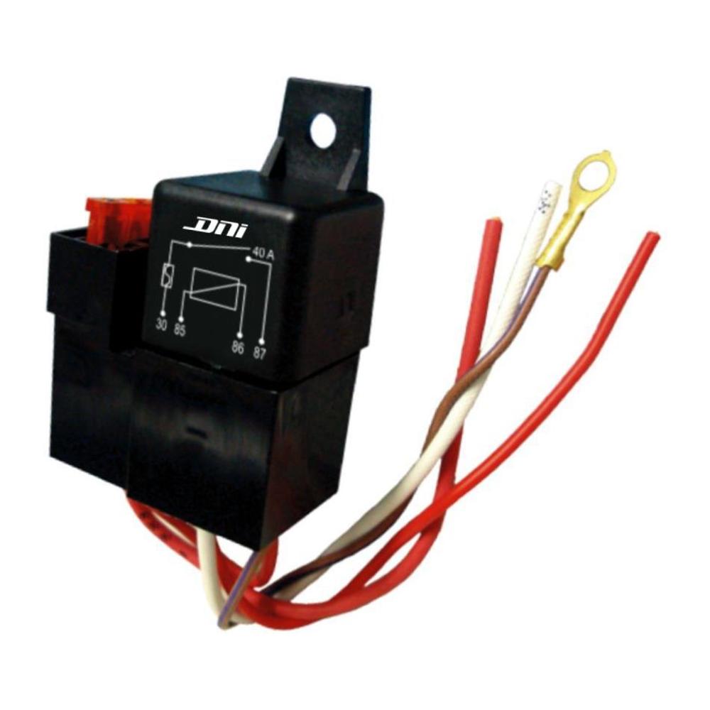 Rélê Auxiliar Plástico 12V 40 Ah - DNI - 0110 - (1)