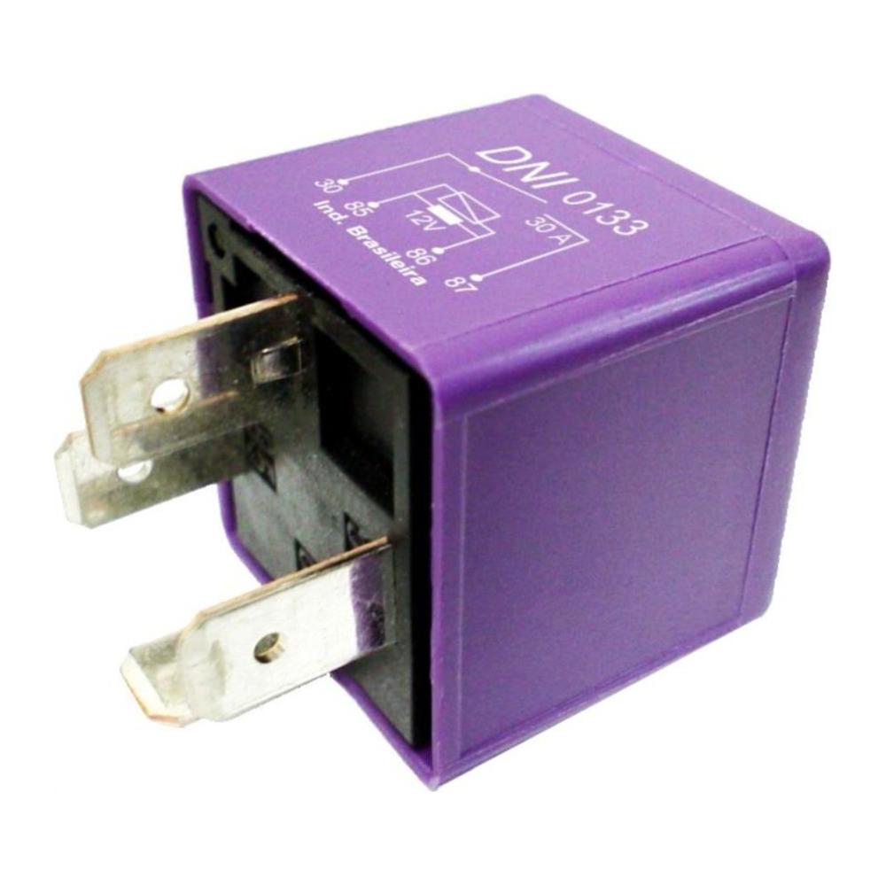 Relê 12V Auxiliar Plástico - DNI - 0133 - (1)
