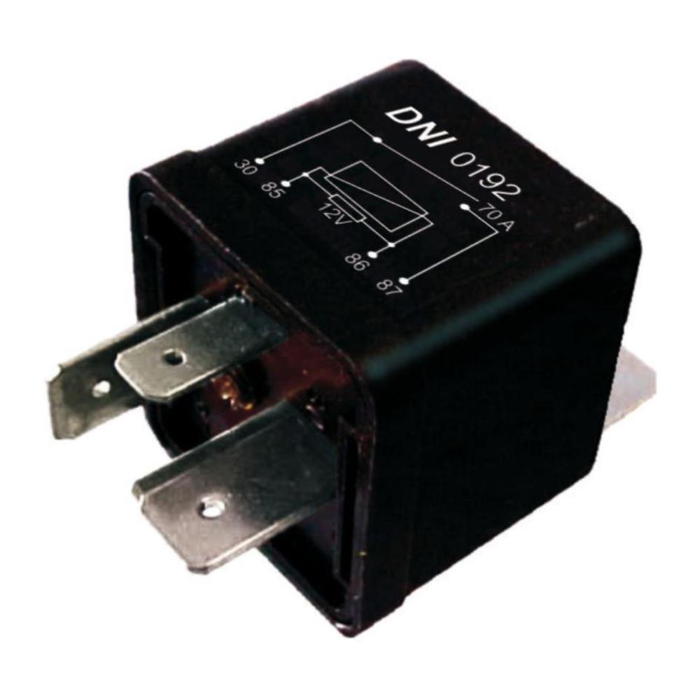 Relê Auxíliar 12V 4 Terminais - DNI - 0192 - (1)