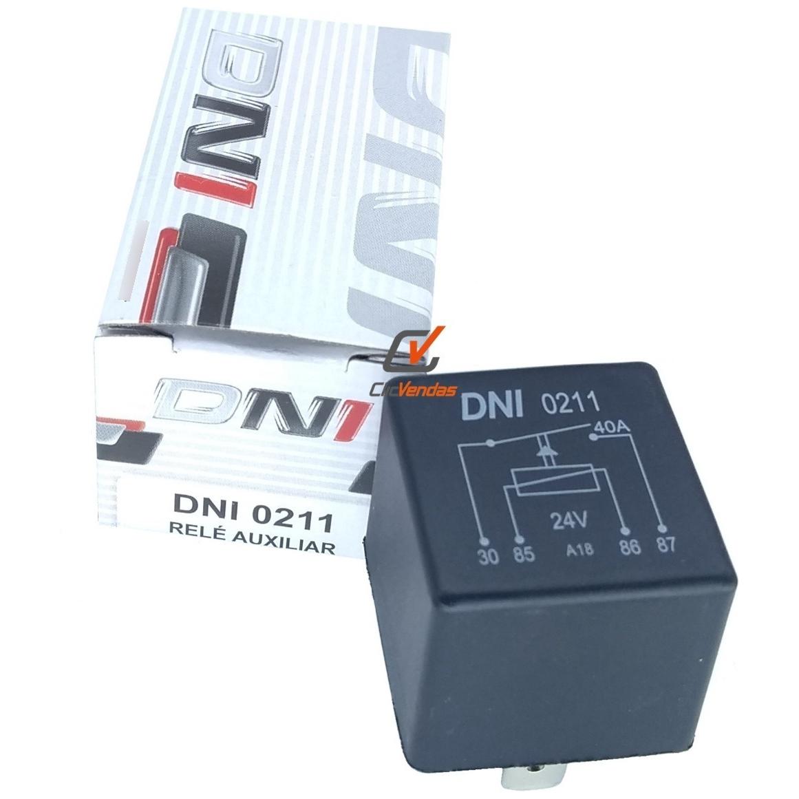 Relê Auxiliar 24V - DNI - 0211 - (1)