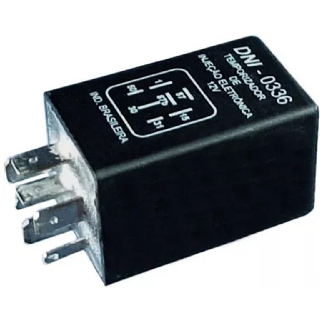 Relê Auxiliar 12V Plástico 7 Conexões - DNI - 0336 - (1)