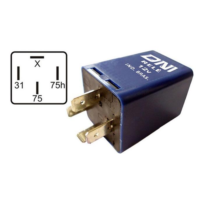 Relê Temporizador 12V 4 Conexões - DNI - 0358 - (1)