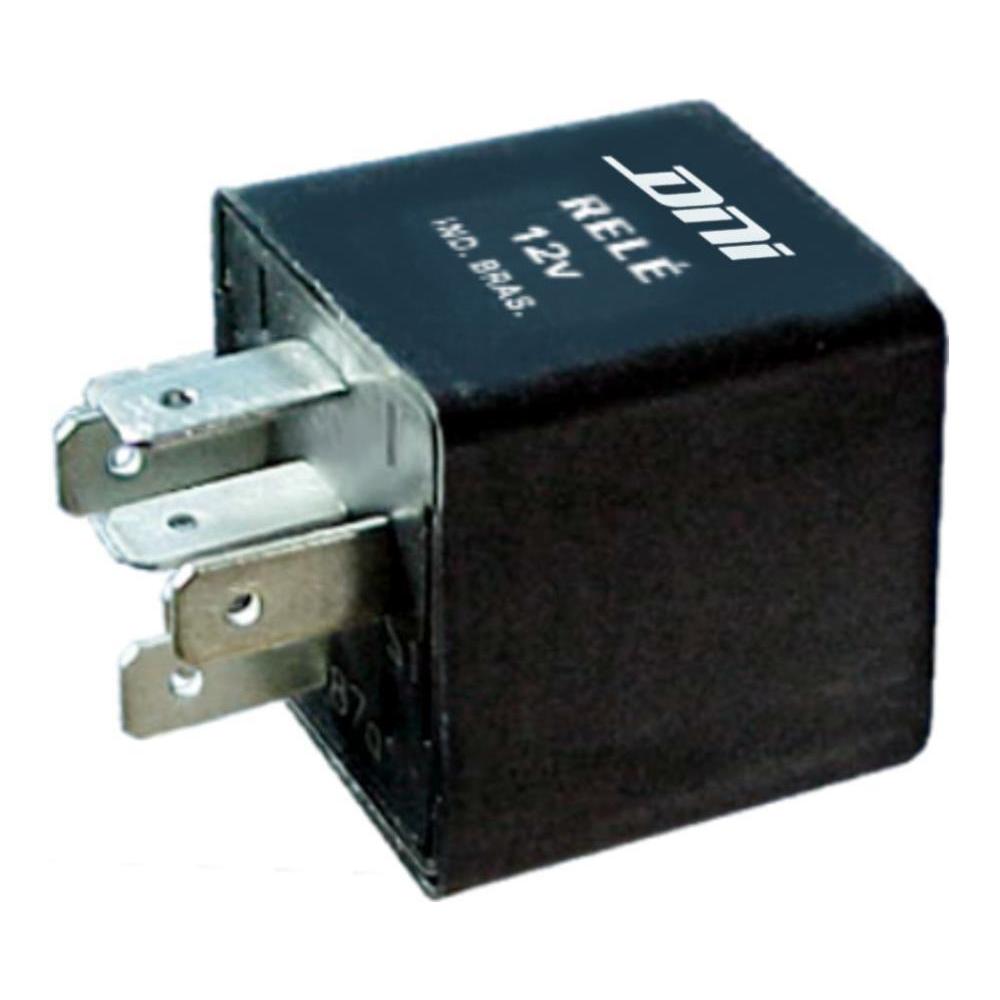 Relê Auxiliar 12V 5 Terminais Preto - DNI - 1110 - (1)