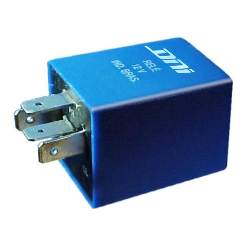 Relê 12V Auxiliar 4 Terminais Azul - DNI - 1117 - (1)
