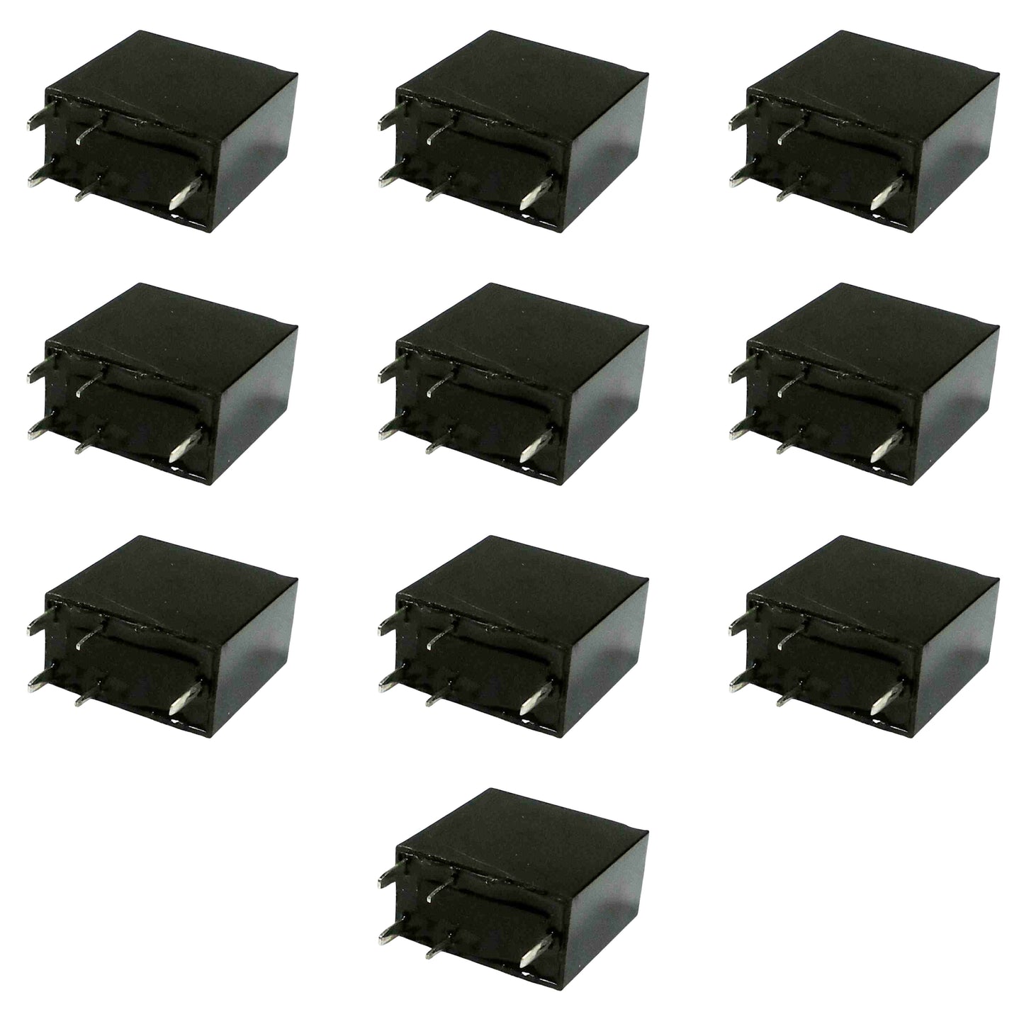 Kit 10 Relés 12V PCIe Plástico - DNI - 7587 - (1)