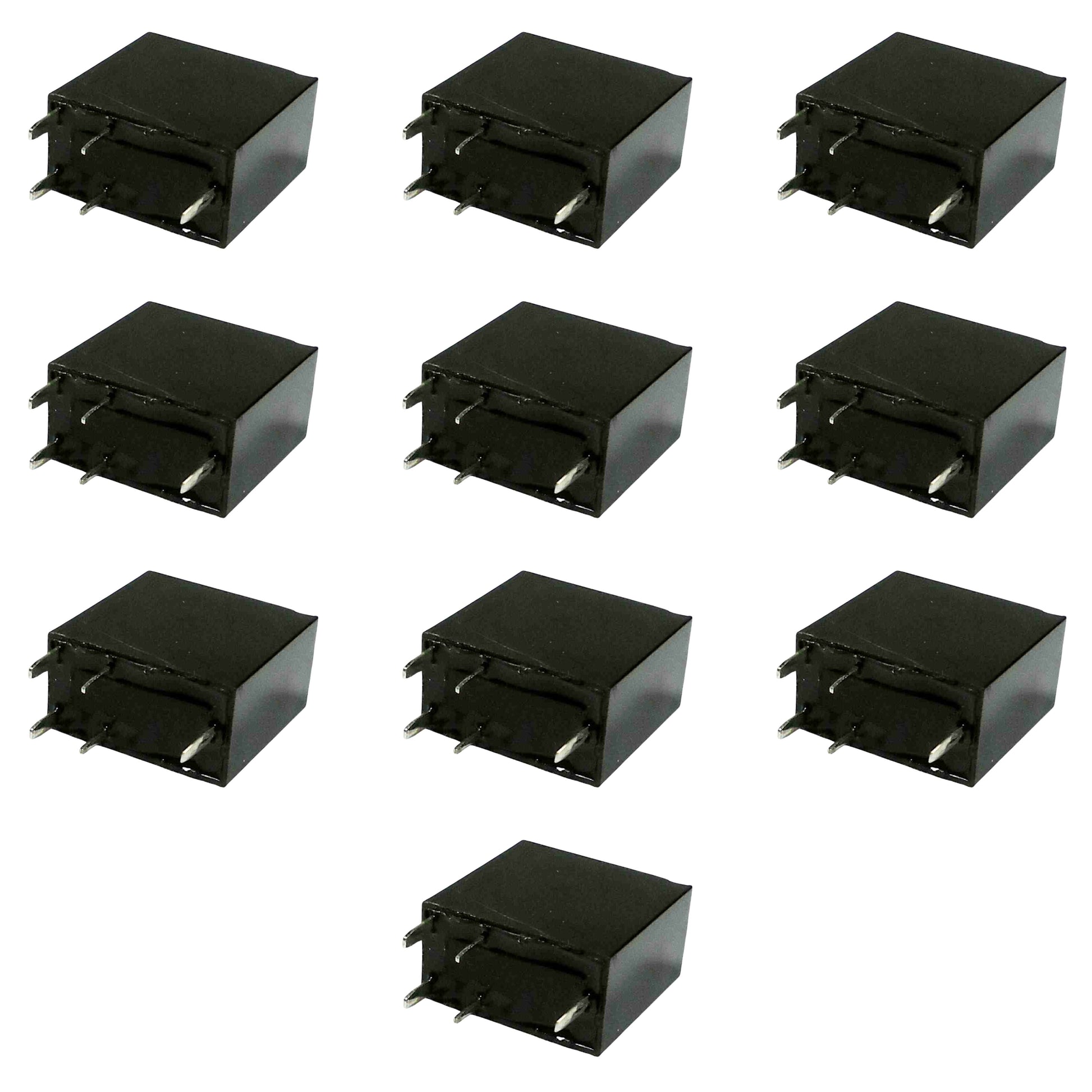 Kit 10 Relés 12V PCIe Plástico - DNI - 7587 - (1)