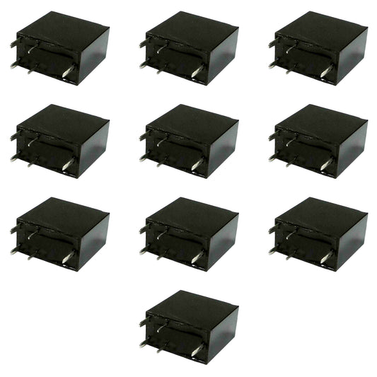 Kit 10 Relés 12V PCIe Plástico - DNI - 7587 - (1)