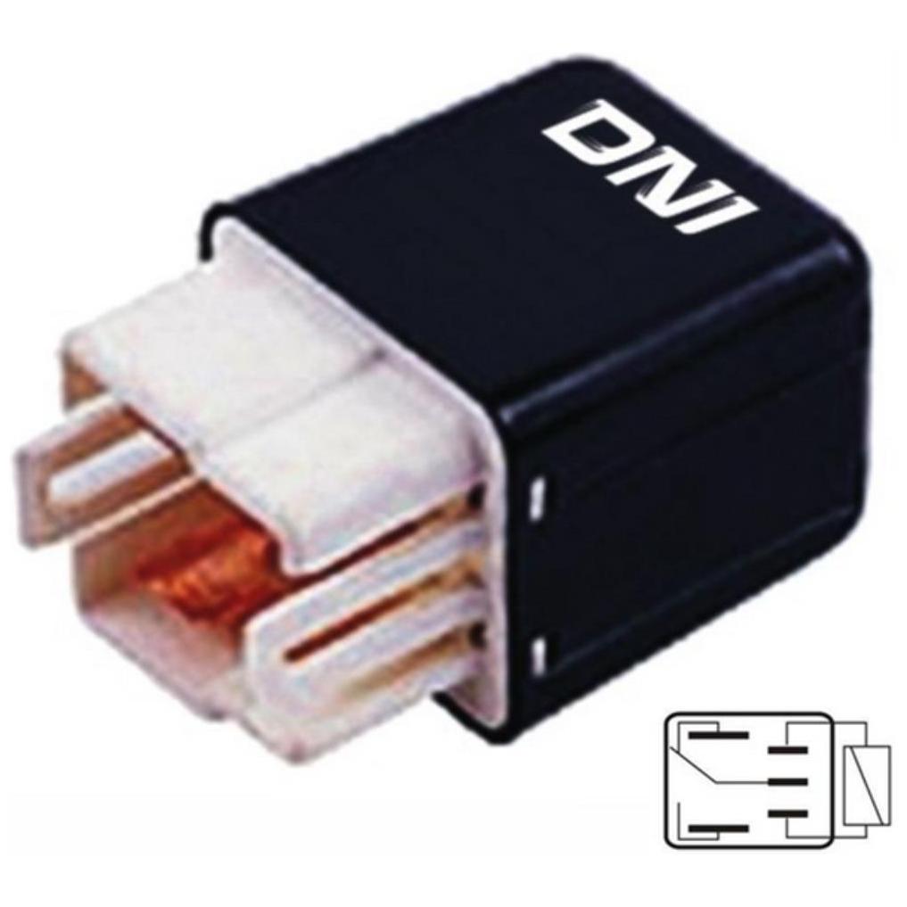Relê Auxiliar 12V Plástico - DNI - 8106 - (1)