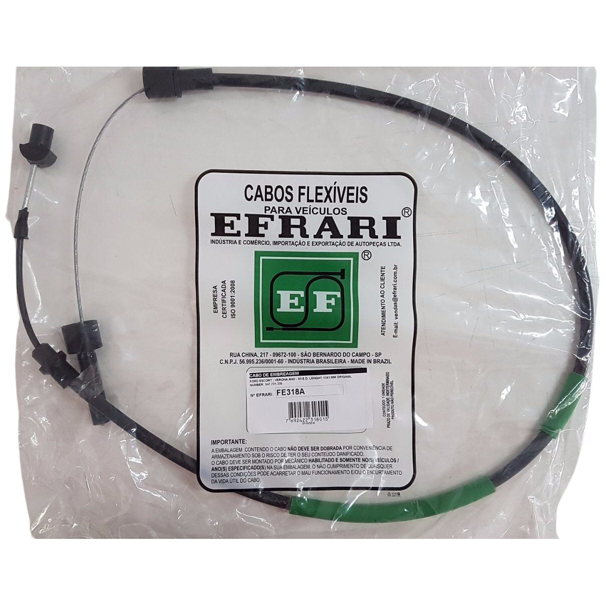Cabo de Comando da Embreagem - Efrari - FE318A - (2)