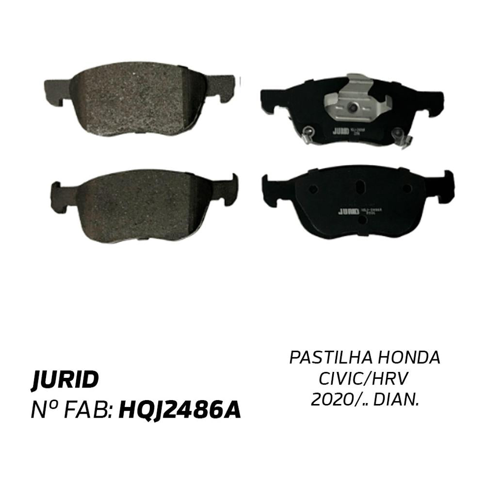 Pastilha de Freio Dianteira - JURID - HQJ-2486A - (1)