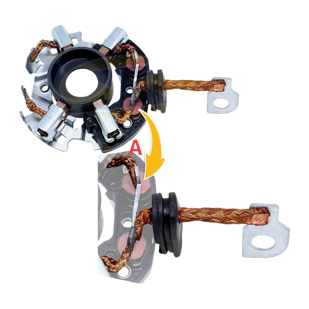 Porta Escova do Motor de Partida 12 V - Unifap - UF-1.315/4 - (1)