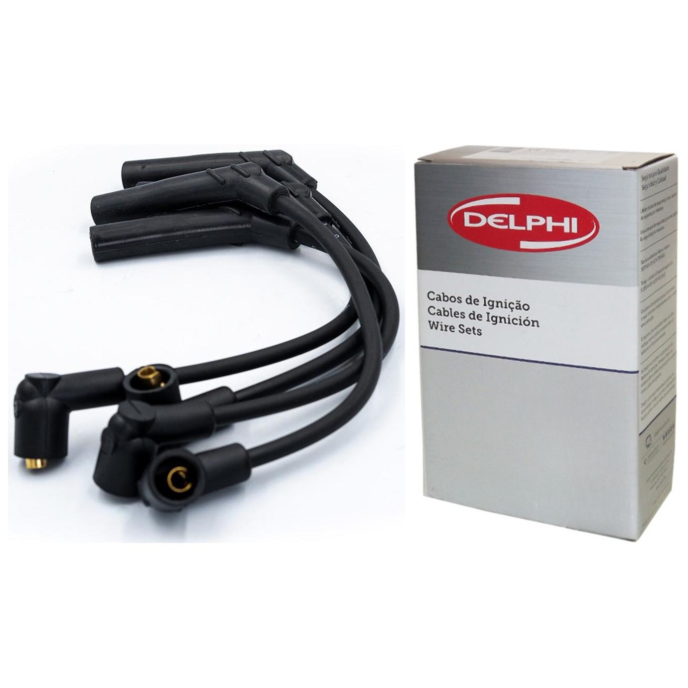 Kit Cabo de Vela e 4 Velas Ignição D-Power - Delphi - XH70015 / XS10117 - (3)