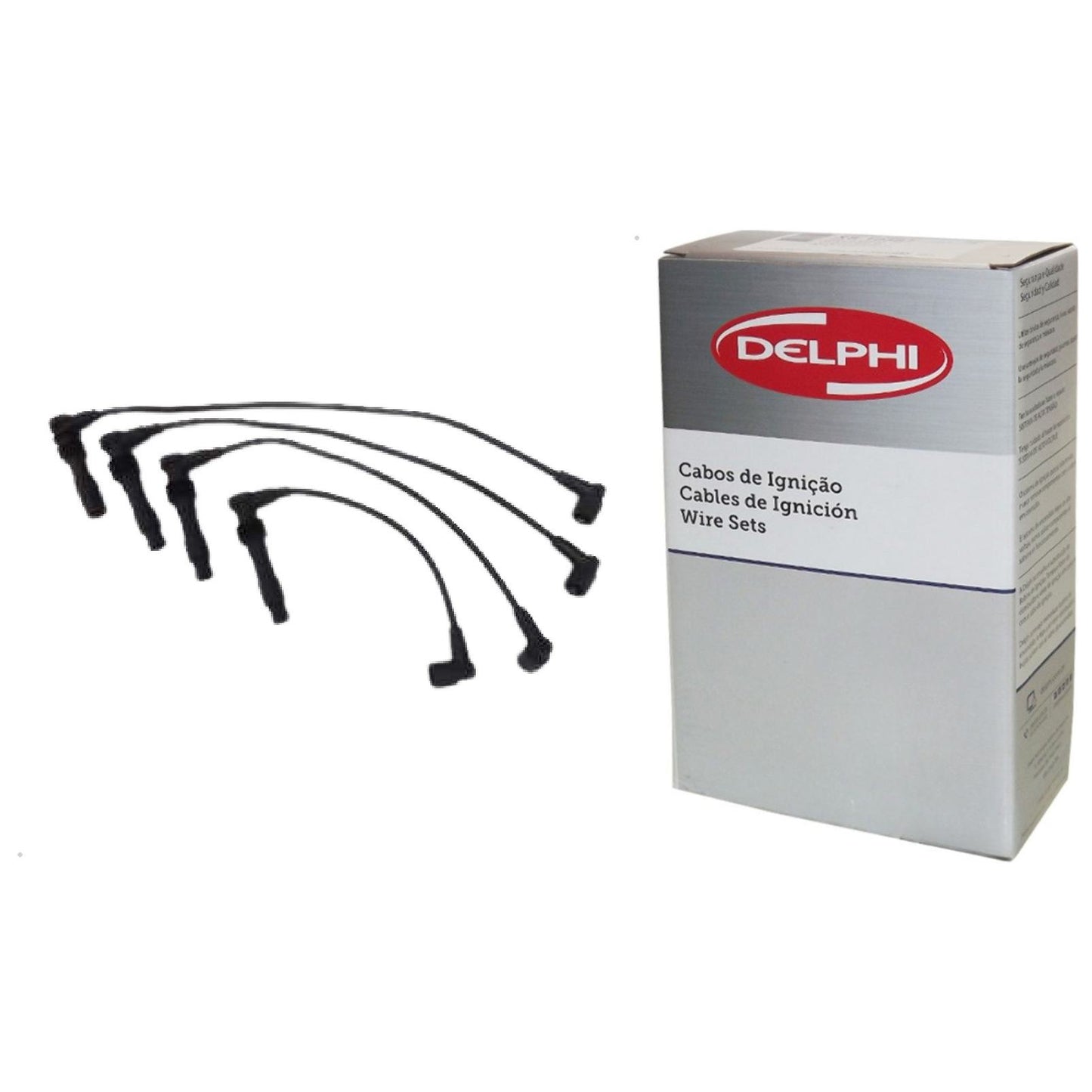 Kit Cabo de Vela e 4 Velas Ignição Yttrium - Delphi - XH40005 / XS10383 - (3)