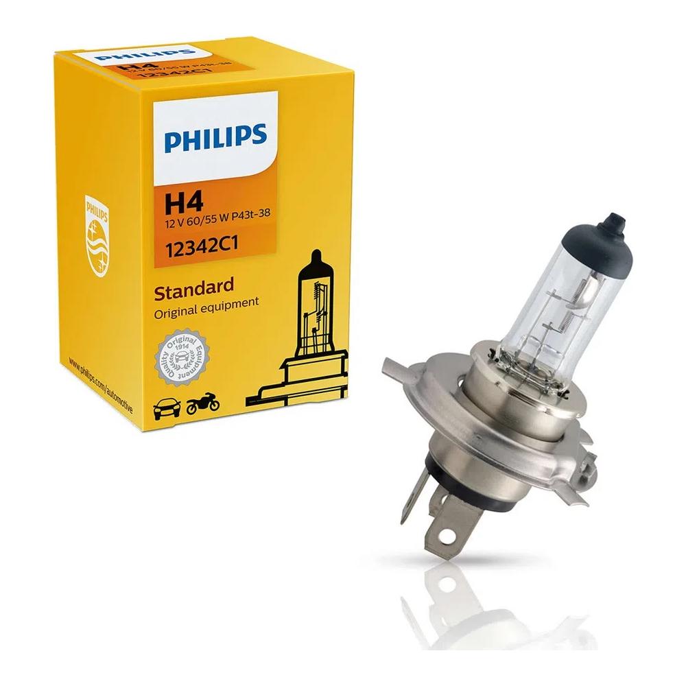 Lâmpada H4 12V 55W - Philips - 12342C1 - (1)