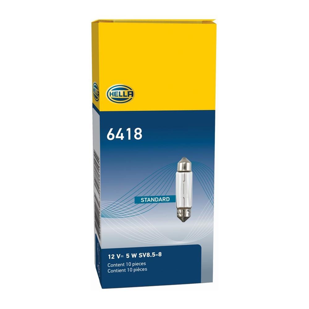 Lâmpada C5W 5W 12V - Hella - 6418 - (2)