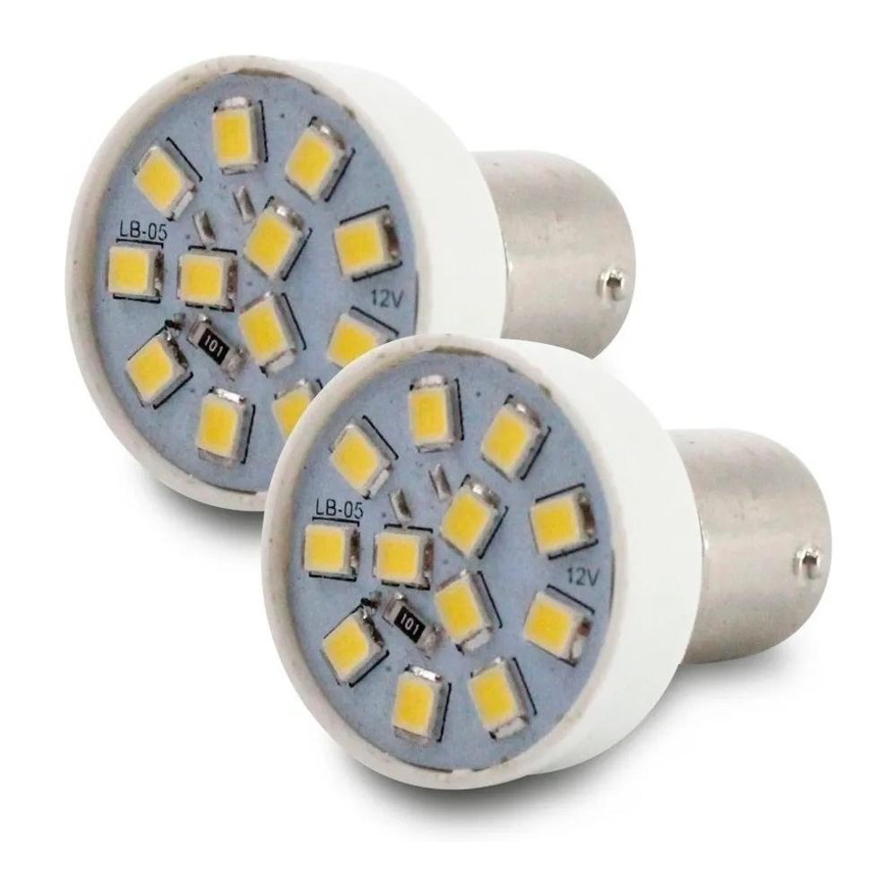 Lâmpada LED 12V 4W Modelo BA15S - Autopoli - AP1202 - (1)