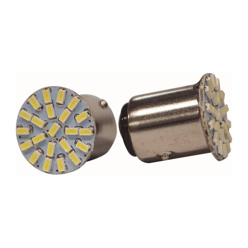 Lâmpada LED 1,5W 22 LEDs 12V Branca - Multiqualita - WDC0861 - (1)